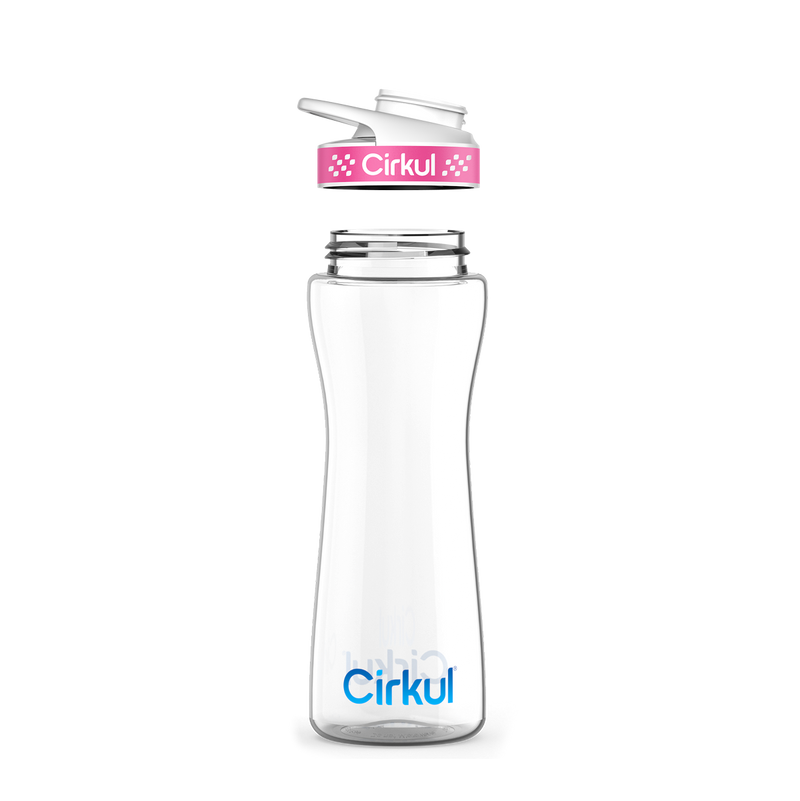 22oz. Plastic Bottle & Comfort Grip Lid - CLCC