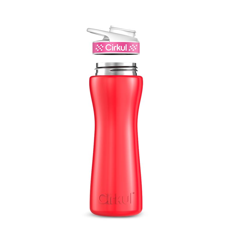 22oz. Stainless Steel Bottle & Comfort Grip Lid - 7W1D