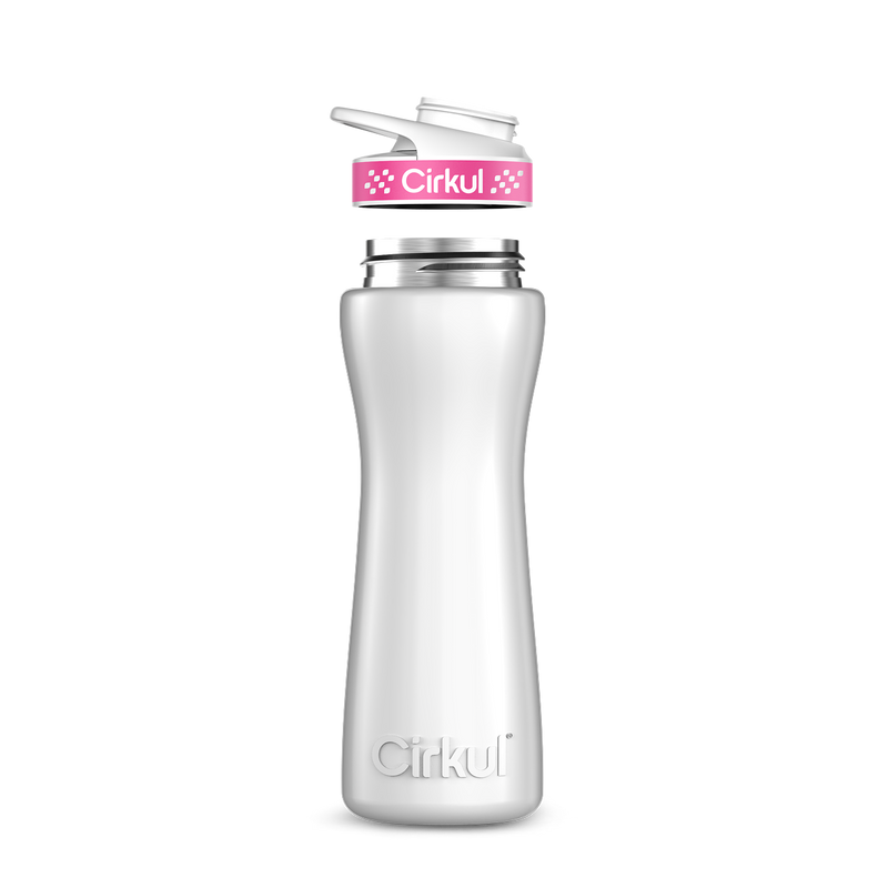 22oz. Stainless Steel Bottle & Comfort Grip Lid - 7W1D