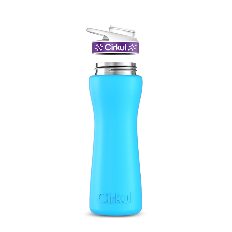 22oz. Stainless Steel Bottle & Comfort Grip Lid - 7W1D