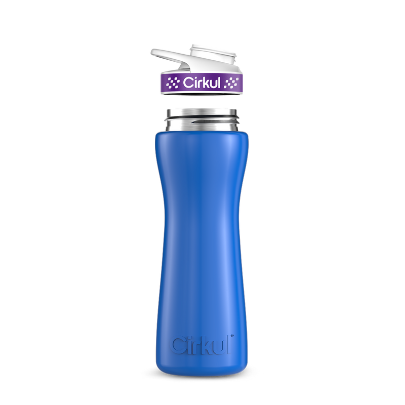22oz. Stainless Steel Bottle & Comfort Grip Lid - 7W1D