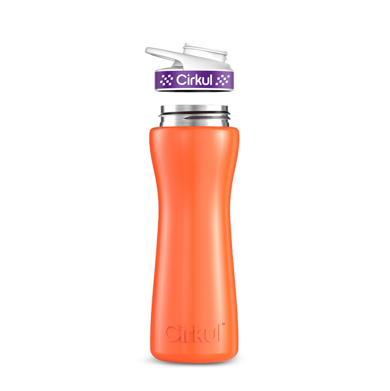 22oz. Stainless Steel Bottle & Comfort Grip Lid - 7W1D