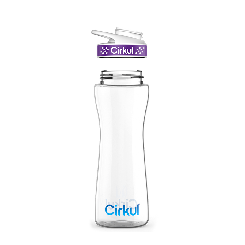 22oz. Plastic Bottle & Comfort Grip Lid - CLCC