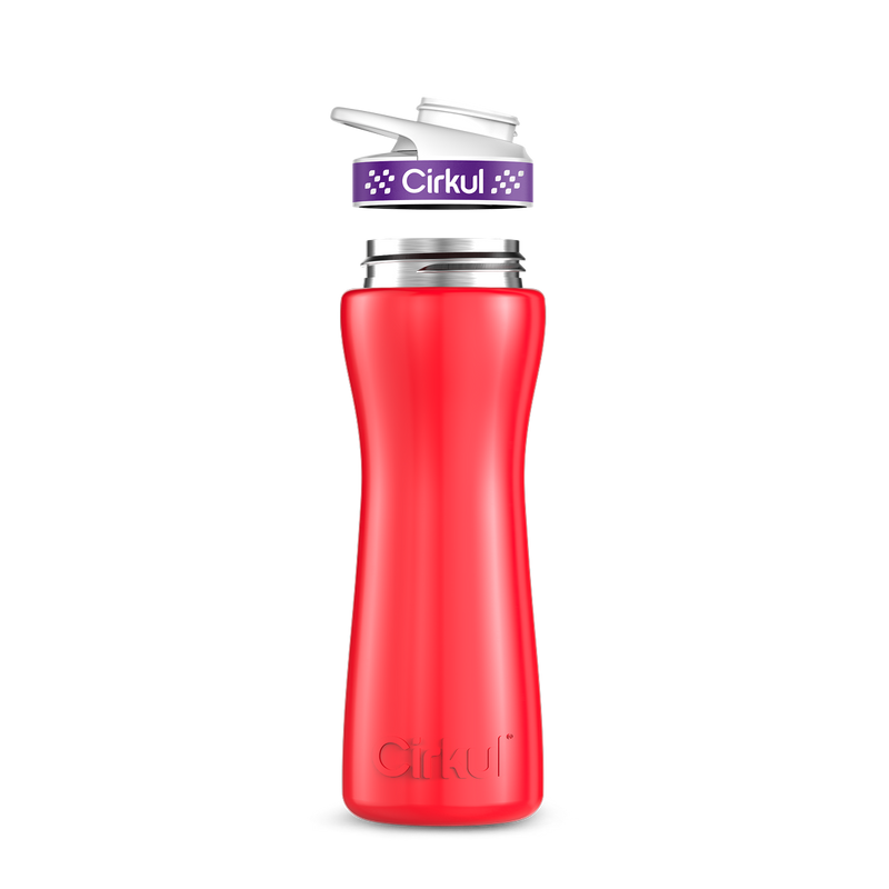 22oz. Stainless Steel Bottle & Comfort Grip Lid - 7W1D
