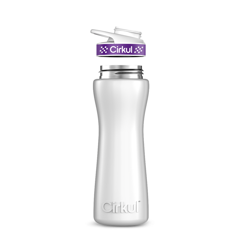 22oz. Stainless Steel Bottle & Comfort Grip Lid - 7W1D