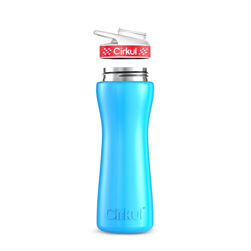 22oz. Stainless Steel Bottle & Comfort Grip Lid - 7W1D