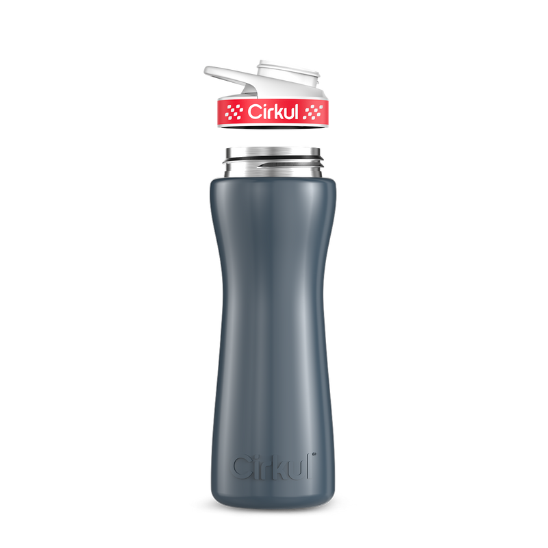 22oz. Stainless Steel Bottle & Comfort Grip Lid - 7W1D
