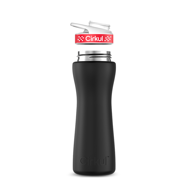22oz. Stainless Steel Bottle & Comfort Grip Lid - 7W1D