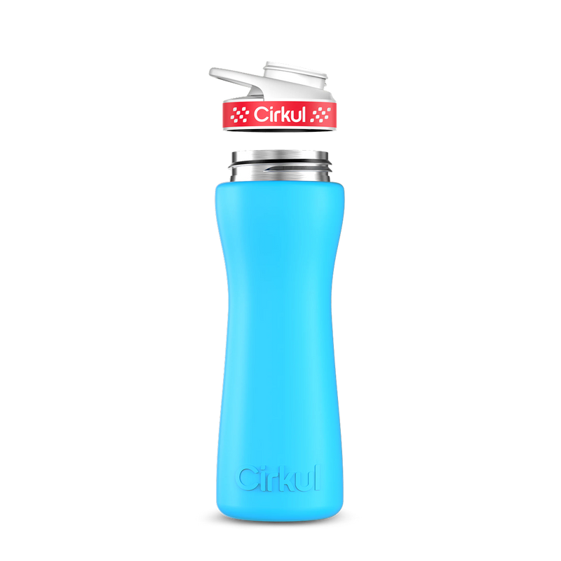22oz. Stainless Steel Bottle & Comfort Grip Lid - 7W1D
