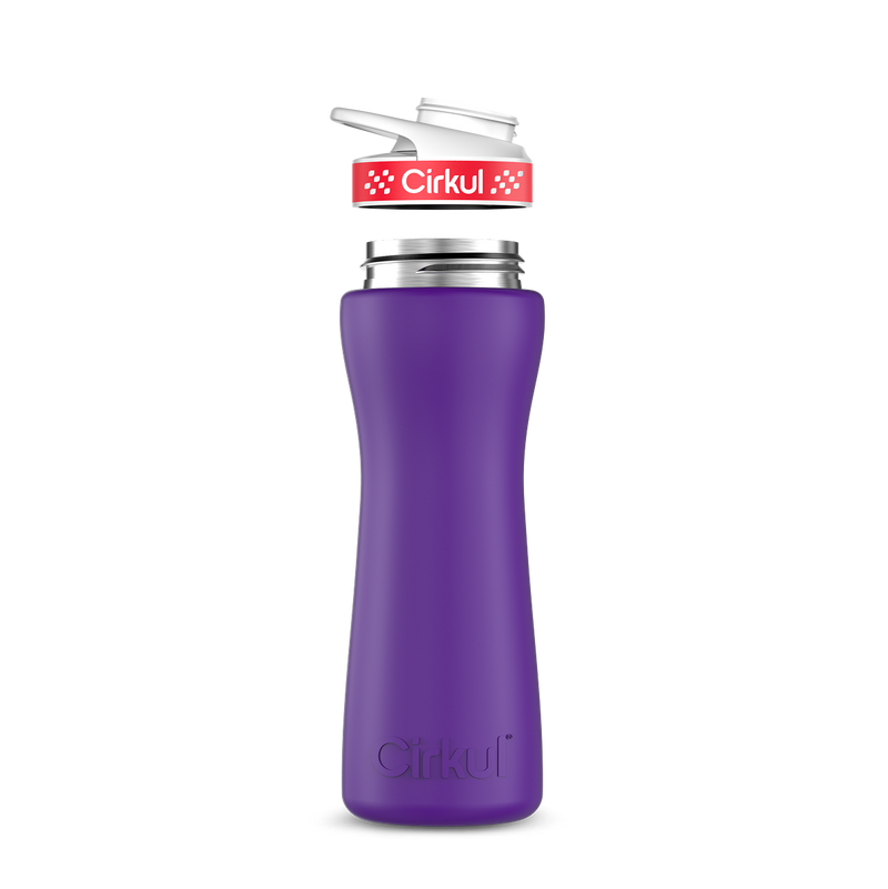 22oz. Stainless Steel Bottle & Comfort Grip Lid - 7W1D