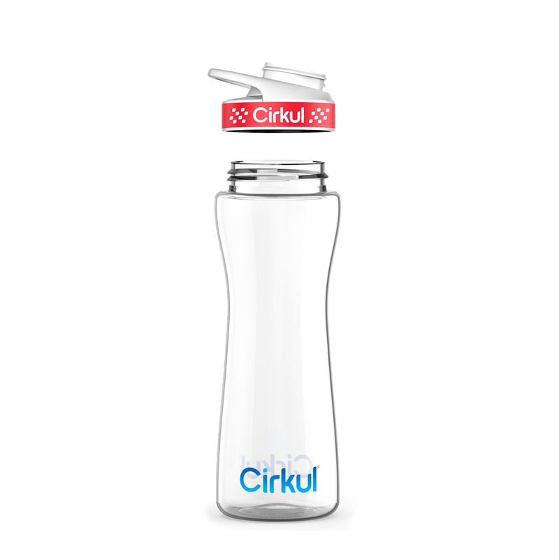 22oz. Plastic Bottle & Comfort Grip Lid - CLCC