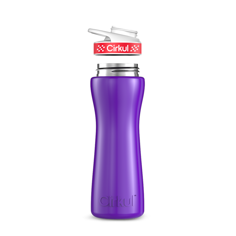 22oz. Stainless Steel Bottle & Comfort Grip Lid - 7W1D