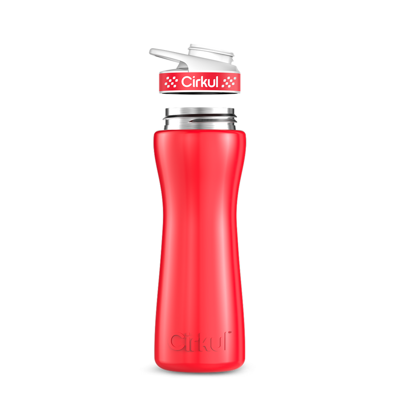 22oz. Stainless Steel Bottle & Comfort Grip Lid - 7W1D
