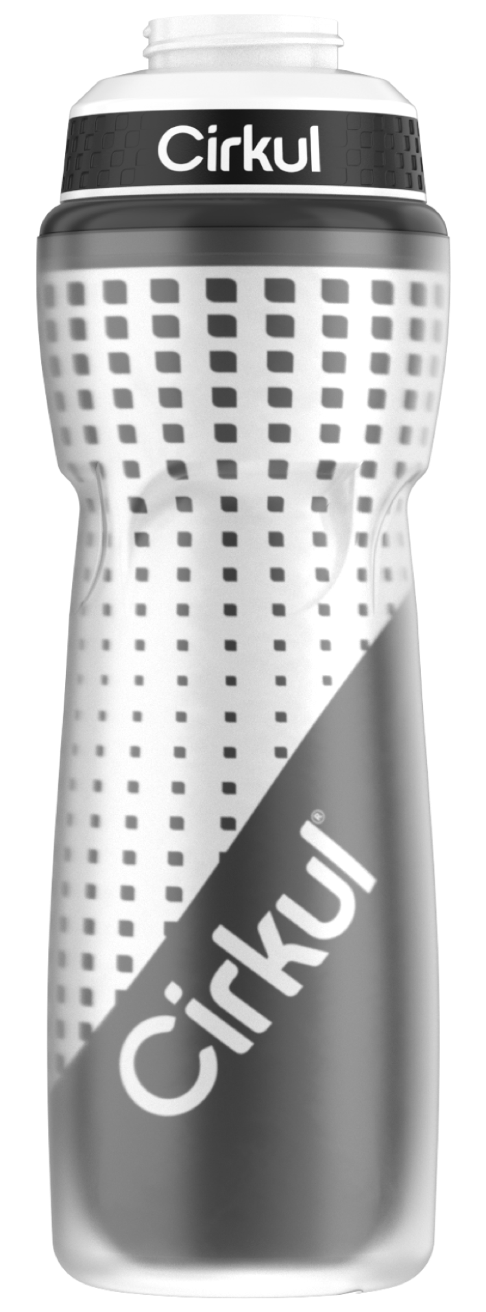 22oz. Insulated Squeeze Plastic Bottle & Sport Lid - QCHQ
