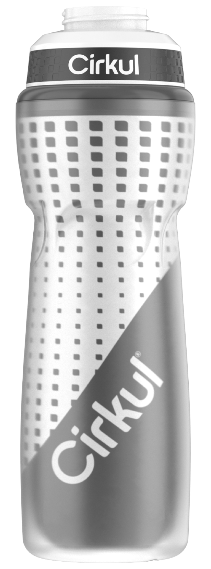 22oz. Insulated Squeeze Plastic Bottle & Sport Lid - QCHQ