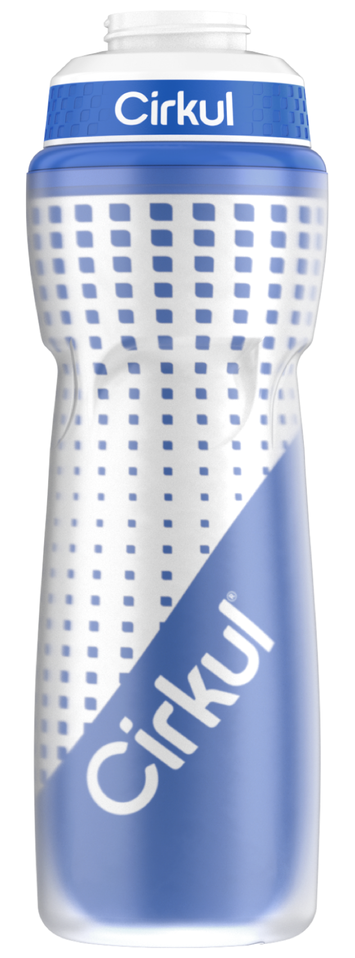 22oz. Insulated Squeeze Plastic Bottle & Sport Lid - QCHQ