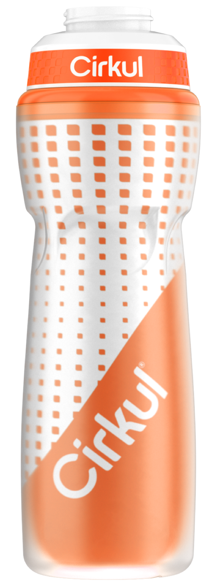 22oz. Insulated Squeeze Plastic Bottle & Sport Lid - QCHQ