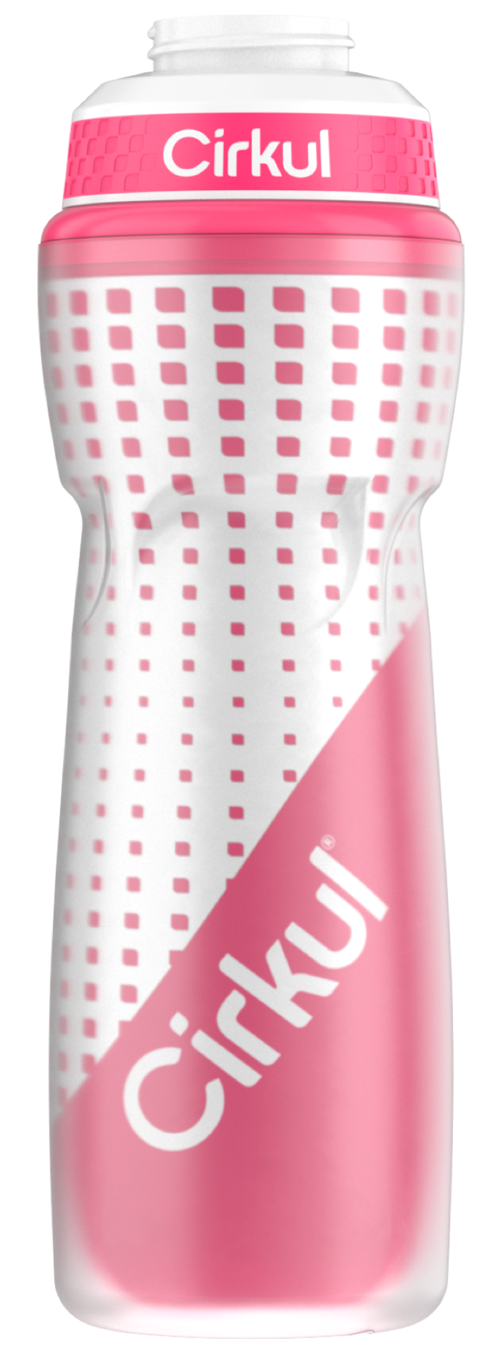 22oz. Insulated Squeeze Plastic Bottle & Sport Lid - QCHQ