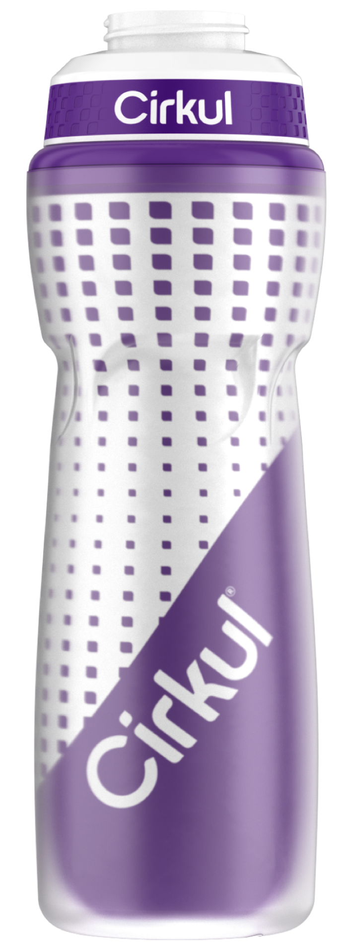 22oz. Insulated Squeeze Plastic Bottle & Sport Lid - QCHQ