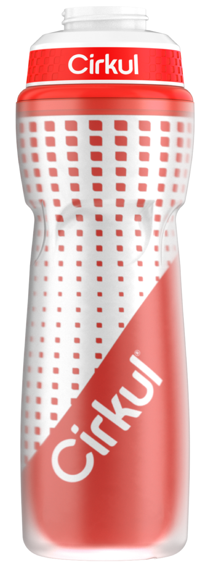 22oz. Insulated Squeeze Plastic Bottle & Sport Lid - QCHQ