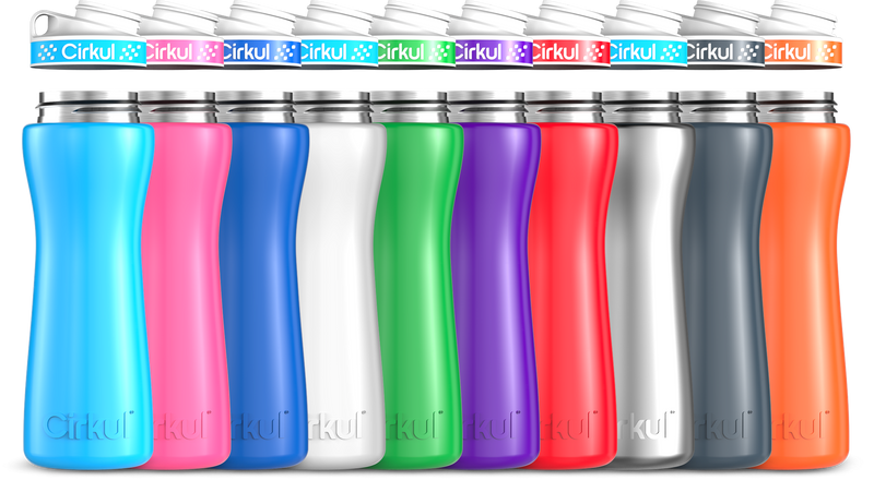 Custom 22oz. Stainless Steel Bottle & Comfort Grip Lid - QXPS