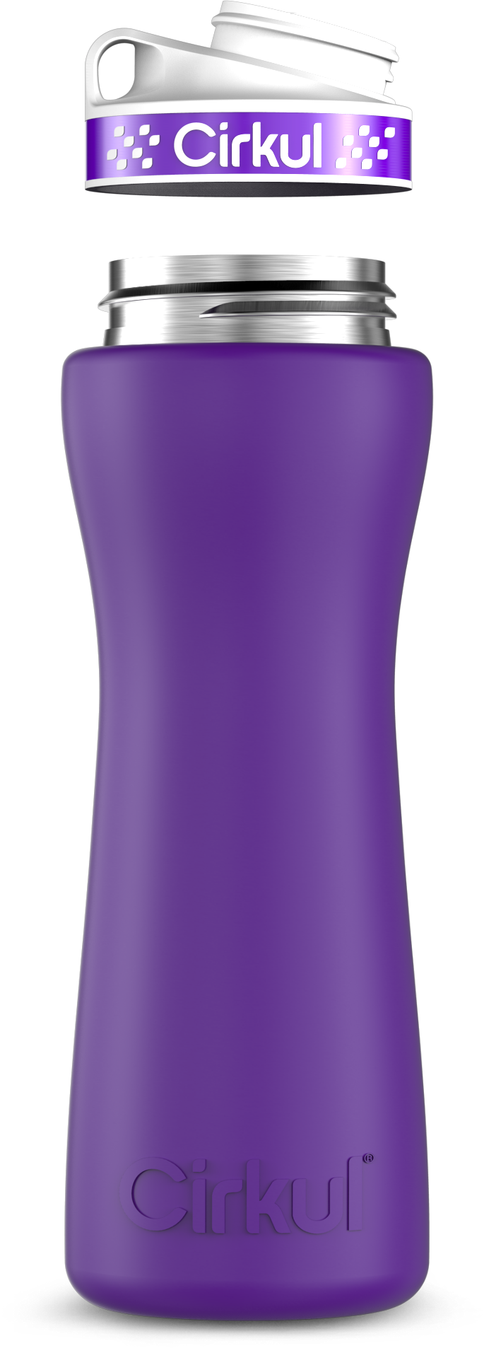 Custom 22oz. Stainless Steel Bottle & Comfort Grip Lid - QXPS