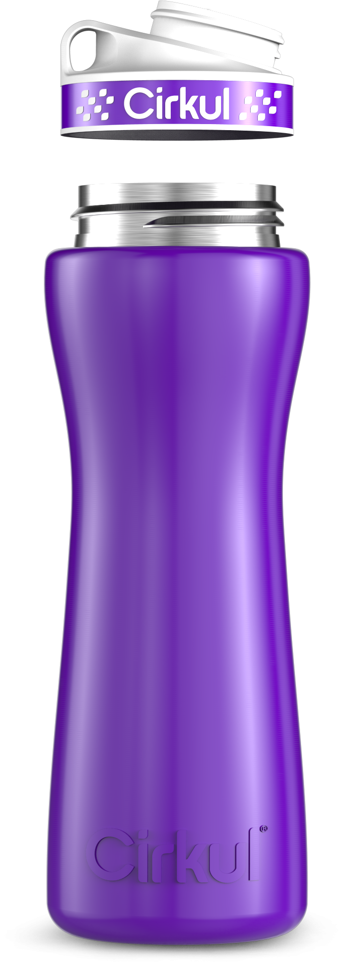 Custom 22oz. Stainless Steel Bottle & Comfort Grip Lid - QXPS