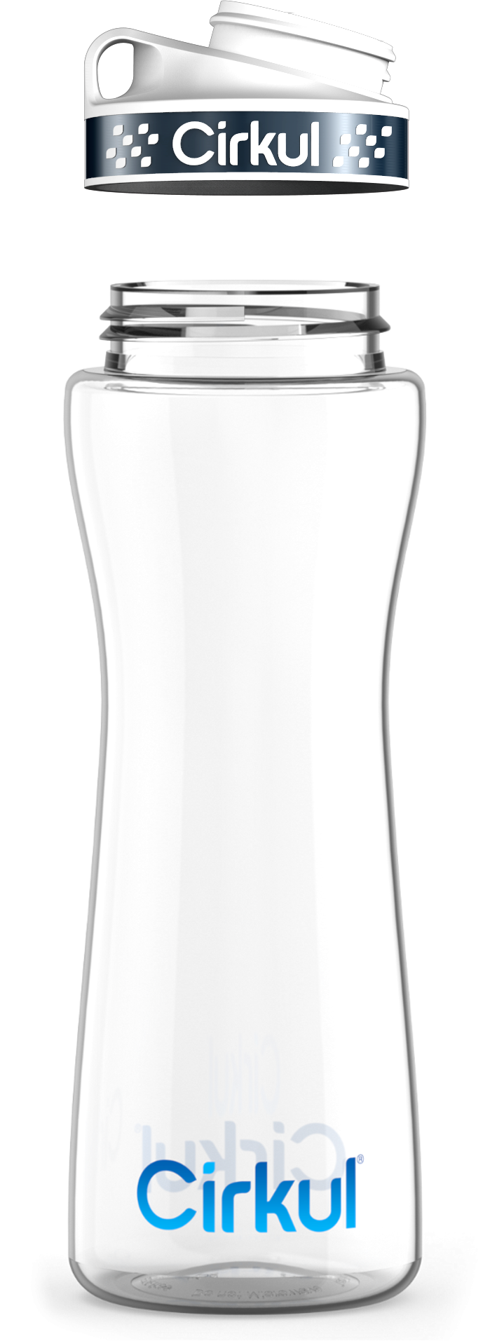 Custom 22oz. Plastic Bottle & Comfort Grip Lid - 90NB