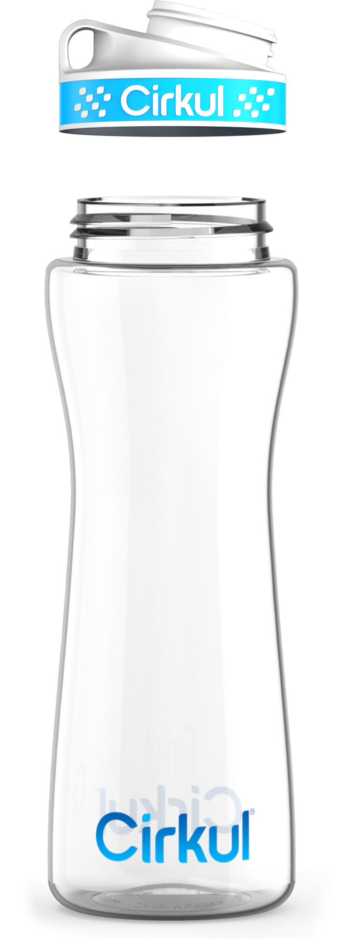 Custom 22oz. Plastic Bottle & Comfort Grip Lid - 90NB