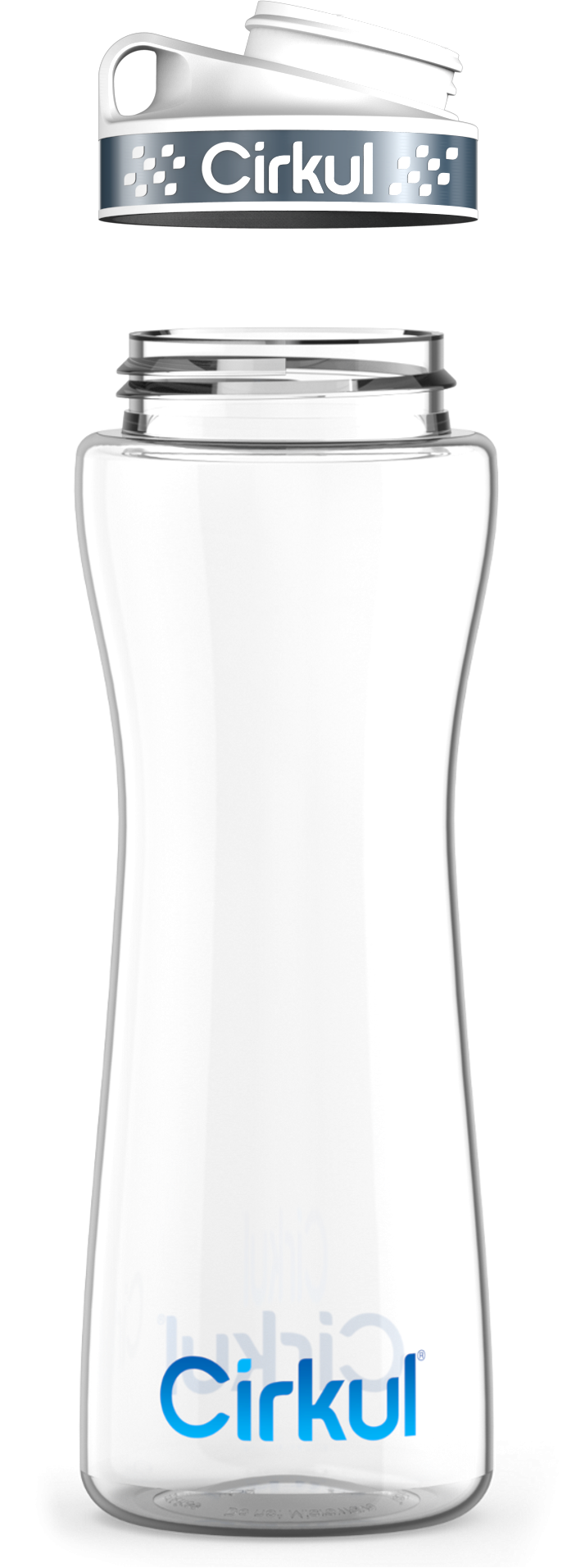 Custom 22oz. Plastic Bottle & Comfort Grip Lid - 90NB