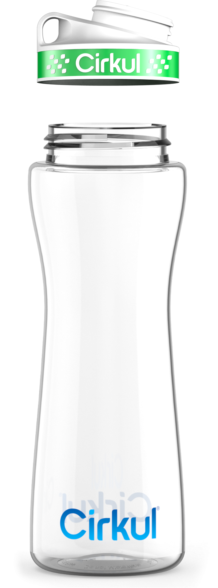 Custom 22oz. Plastic Bottle & Comfort Grip Lid - 90NB