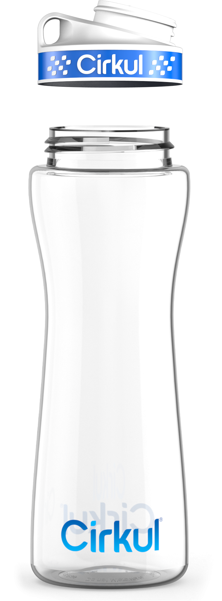 Custom 22oz. Plastic Bottle & Comfort Grip Lid - 90NB