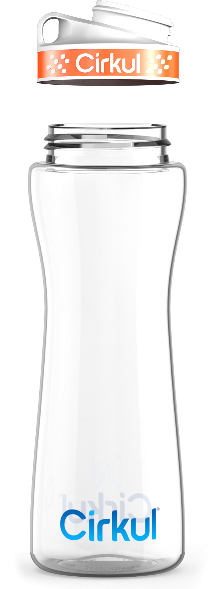 Custom 22oz. Plastic Bottle & Comfort Grip Lid - 90NB