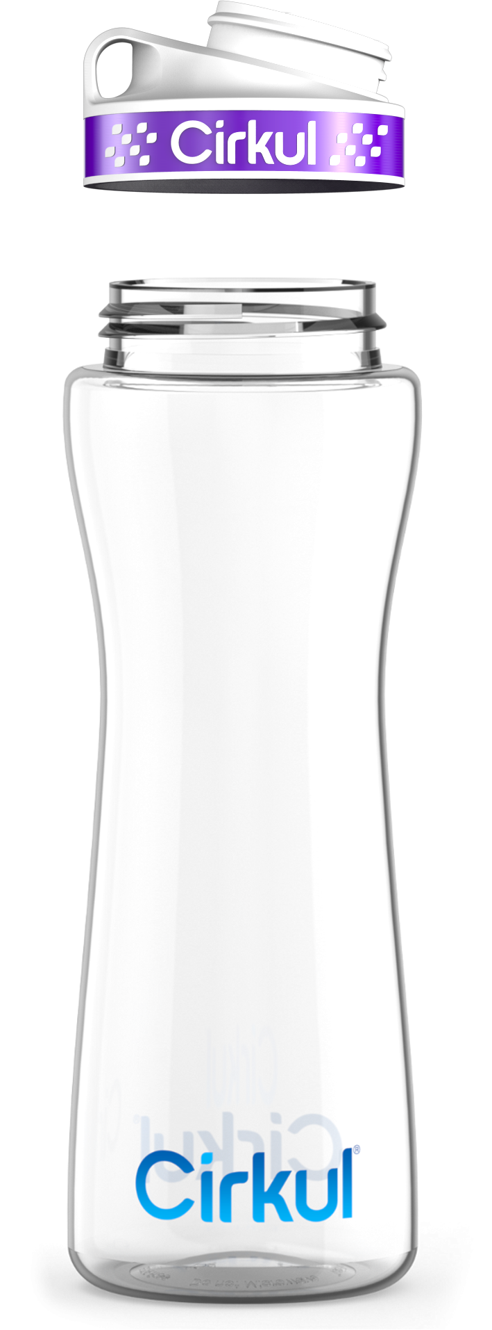 Custom 22oz. Plastic Bottle & Comfort Grip Lid - 90NB