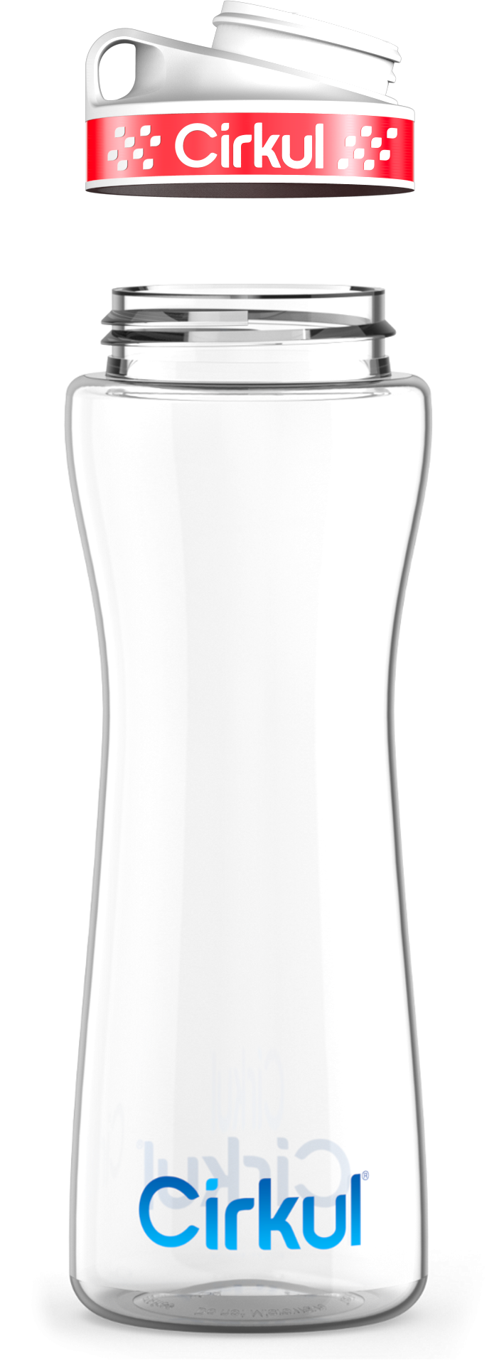 Custom 22oz. Plastic Bottle & Comfort Grip Lid - 90NB