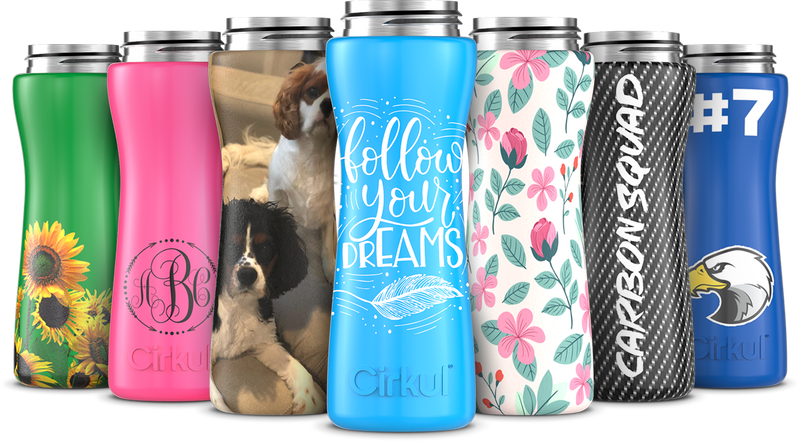 Custom 22oz. Stainless Steel Bottle & Comfort Grip Lid - QXPS